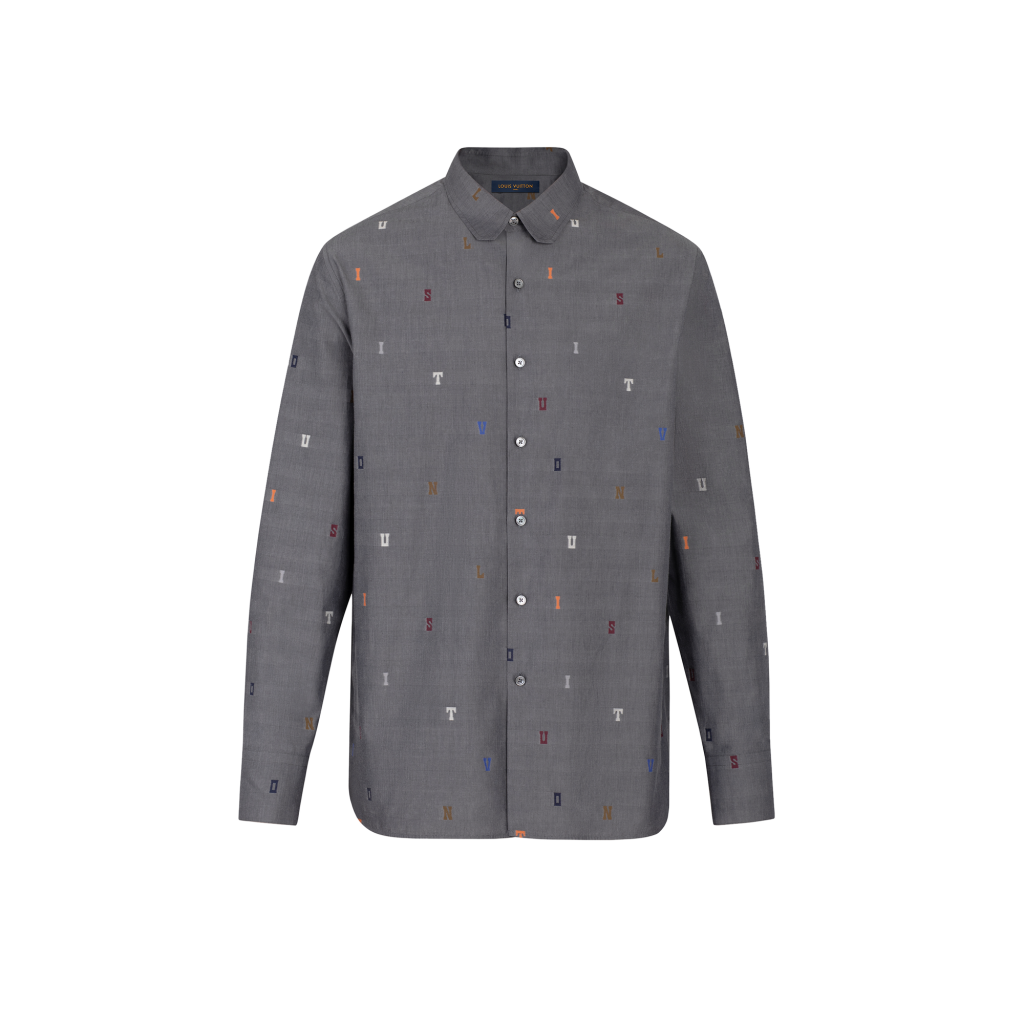 Louis Vuitton Regular Shirt With DNA Collar Fil Coupé